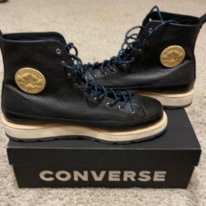 Crafted Black Converse Boot size 12
